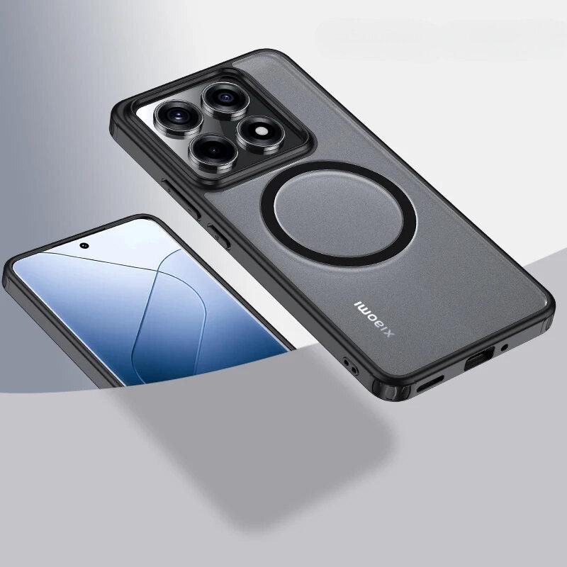 Case for Xiaomi 14T Pro, Fusion Hybrid, for MagSafe, Black