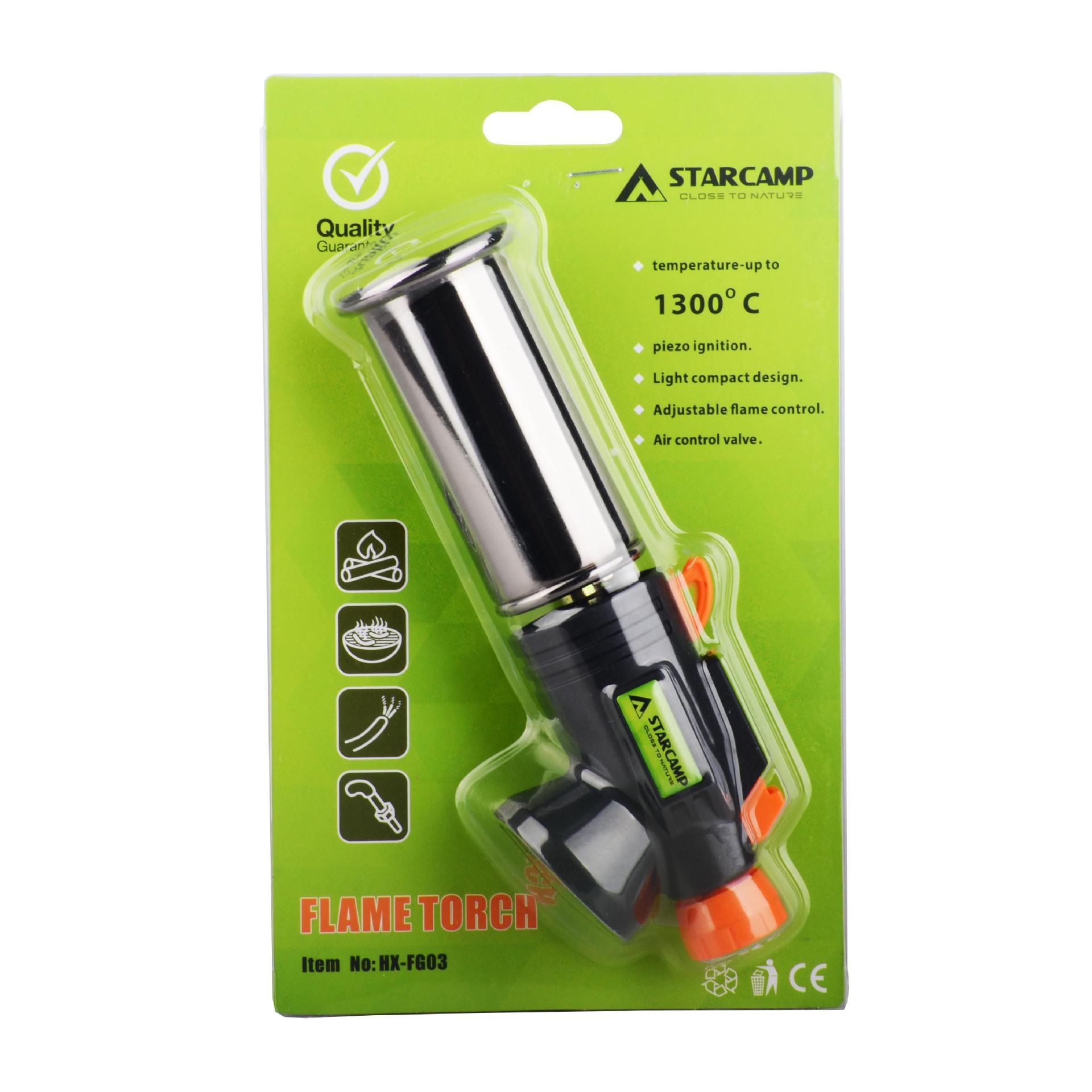STARCAMP High-Fire Camping Torch BBQ Charcoal Igniter оранжевый/чёрный