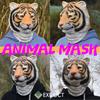 EXDUCT Animal Mask, Tiger Animal Mask, Headgear, Mask, Mask, Party Mask, Funny Mask, Cosplay Mask, Disguise Mask, Costume