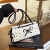 Bow women's bag new fashion versatile casual cute niche trend shoulder messenger bag