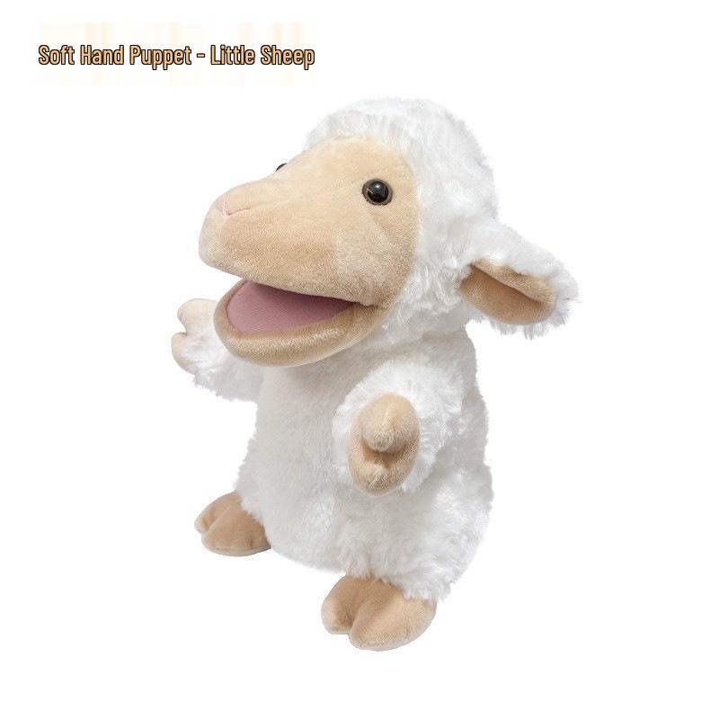 Cartoon Animal Hand Puppet Plush Doll for Kids' Interactive Play