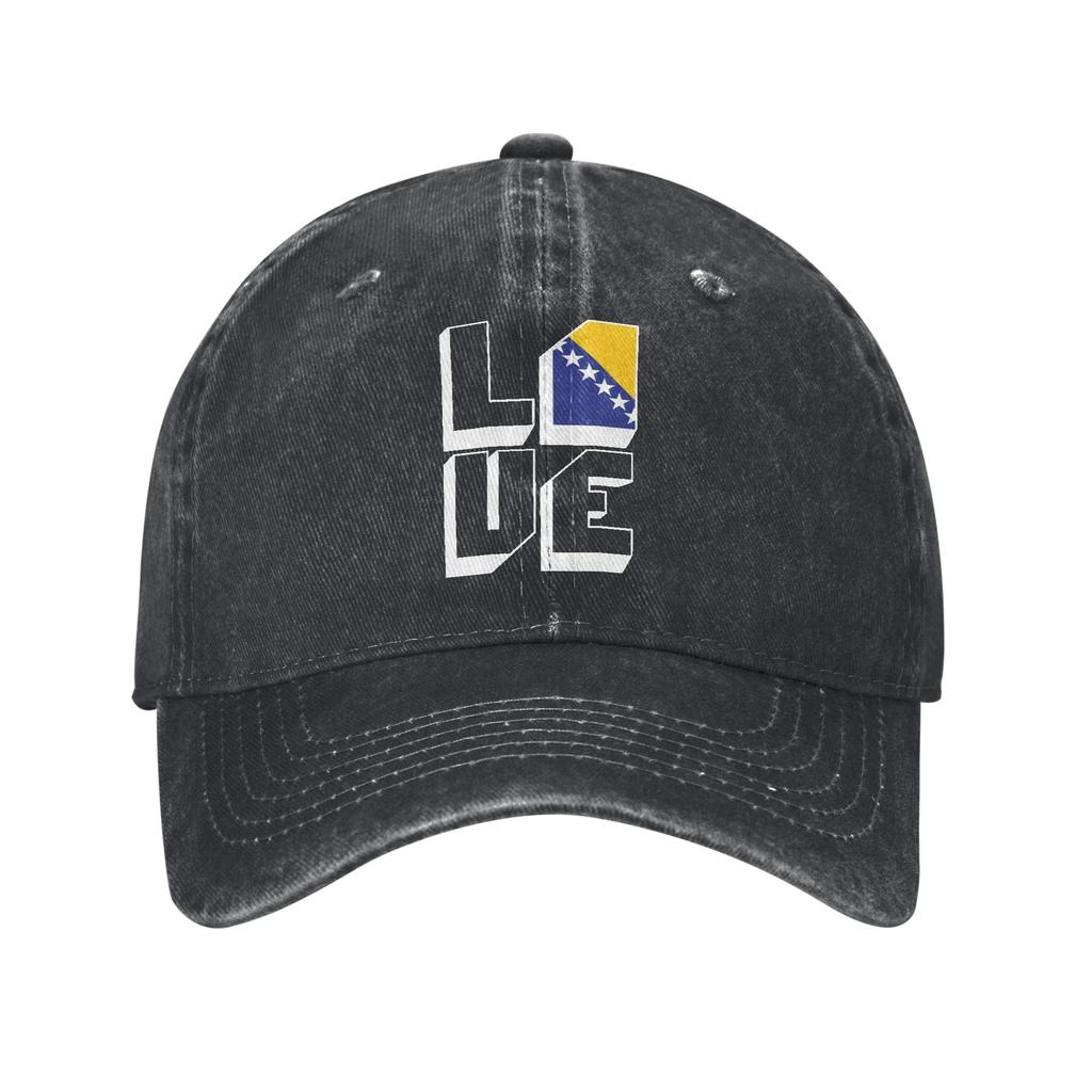 Bosnia and Herzegovina Flag Accessories Baseball Caps Unisex Women Casual  Hats Cap Adjustable Sun Cap