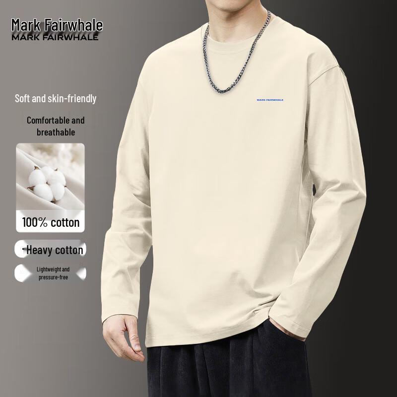 Mark Fairwhale Men's Pure Cotton Long Sleeve T-Shirt