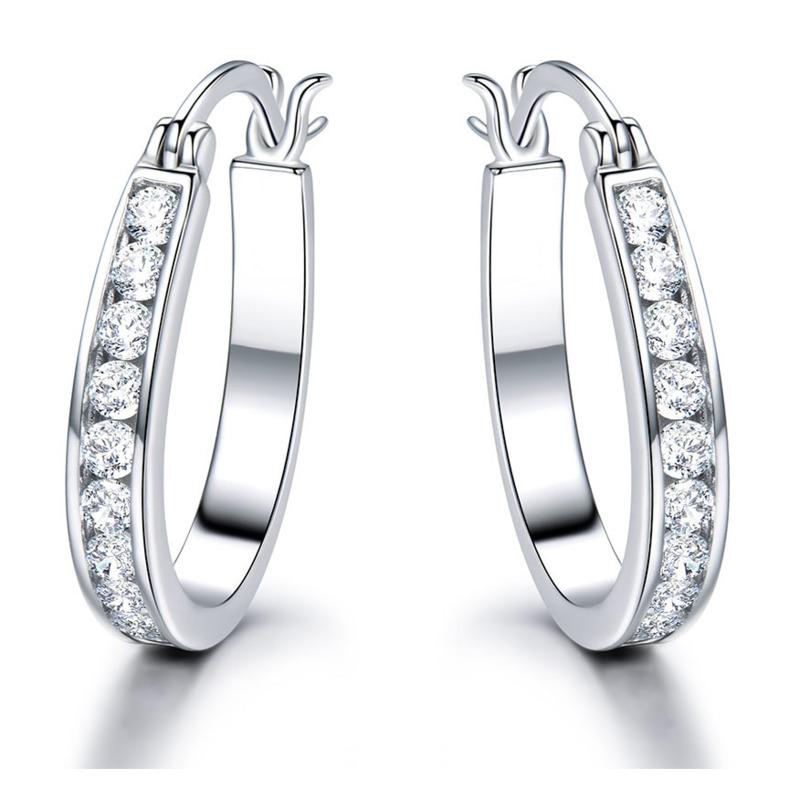 Gica Gema New Jewelry S925 Sterling Silve Personalized Classic Stud Earrings For Women Fine High Grade Jewelry Gift To Valentine's