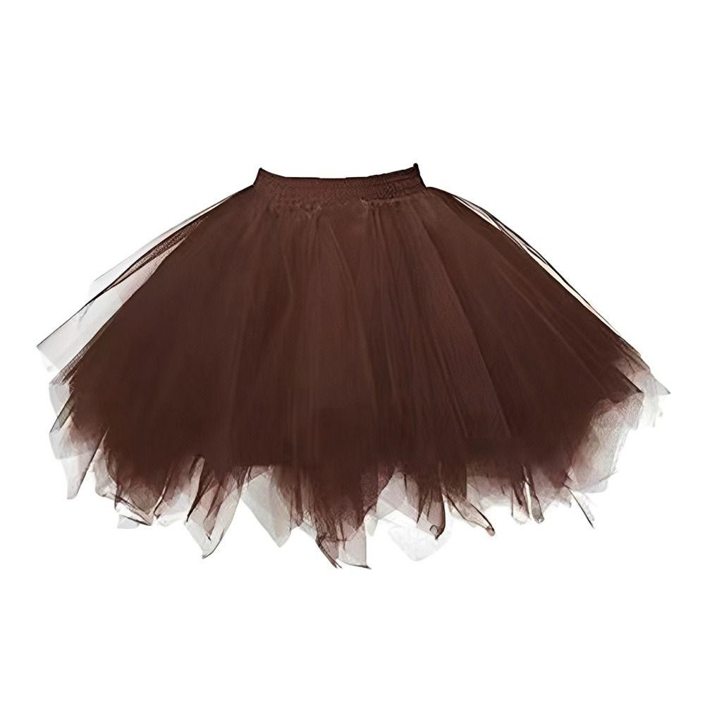 50s Petticoat High Waist Ballet Skirt Fashion Dance Skirt  Party