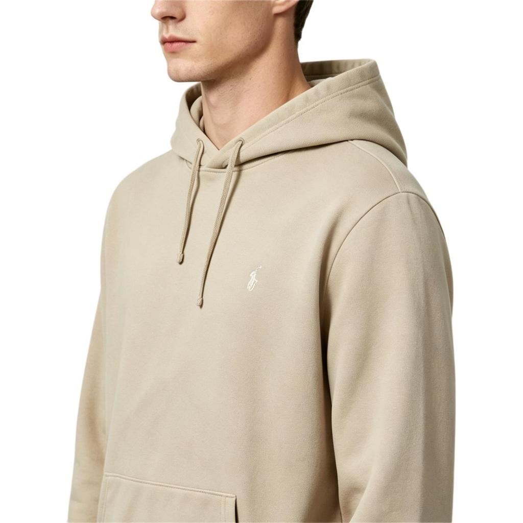 Polo Ralph Lauren Solid Color Pony Logo Embroidered Drawstring Hooded Long Sleeve Sweatshirt Men Sweatshirt 710953490-010