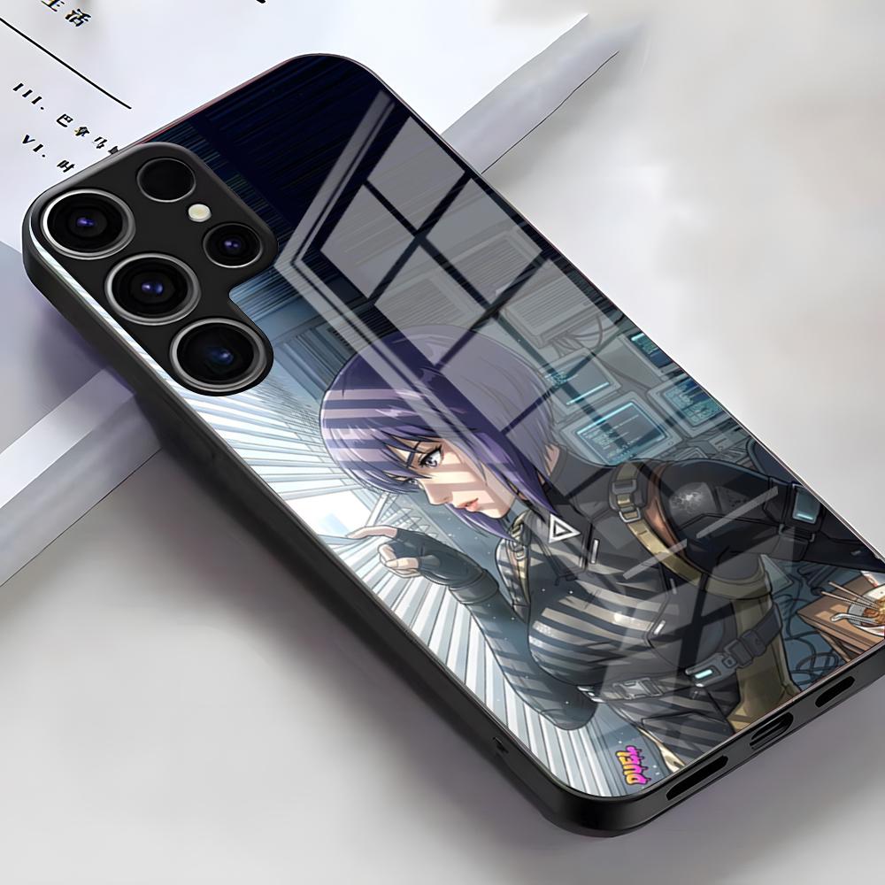 Ghost In The Shell Phone Case For Samsung S26 S25 Edge Ultra S23 S22 S21 S20 Ultra Plus S24 Fe A54 A53 A25 Glass Cover