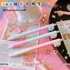 Cat Paw Erasable Blue Click Pen, 0.5mm - Ideal for Primary Students, Easy to Refill