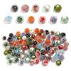 10pcs/lot 8 10 12mm Colored Faceted Flower Lampwork Beads Loose Spacer Abacus Glass Beads For DIY Girls Charms Bracelet Necklace