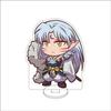 10CM Anime Inuyasha Figure Stand Model Inuyasha/Higurashi Kagome/Miroku/KiraraSesshoumar  Cute Desk Decor Standing Sign Gifts