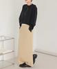Titibait Crew Neck Free Black Sweat-Like Knit, AEXP4181, Women's, Size,