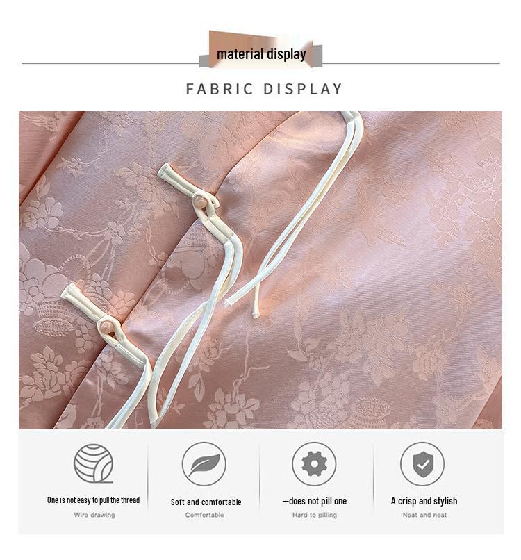 Jachetă Hanfu cu mâneci lungi și nasturi în stil chinezesc pentru femei Yangshifengzhuo - Toamnă/Iarnă 2023