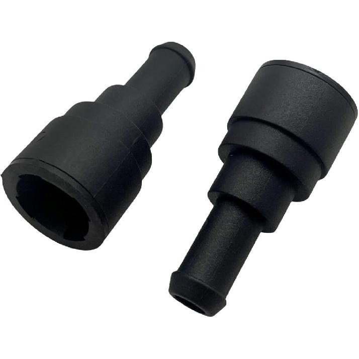 2PCS Heater Core Coolant Hose Connector Inlet/Outlet 3/4In. Tube X 5/8In 800-409 Compatible With Avalanche Suburban Express Silverado Sierra 1500