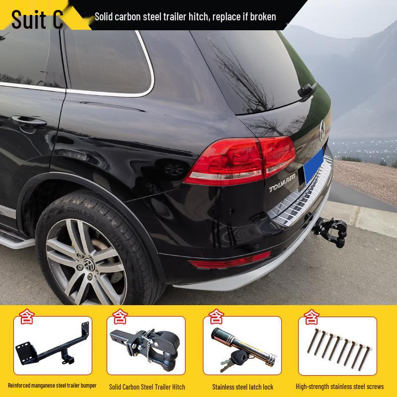 Reinforced Volkswagen Touareg, Touareg-L, Tiguan L Tow Hitch Upgrade Kit