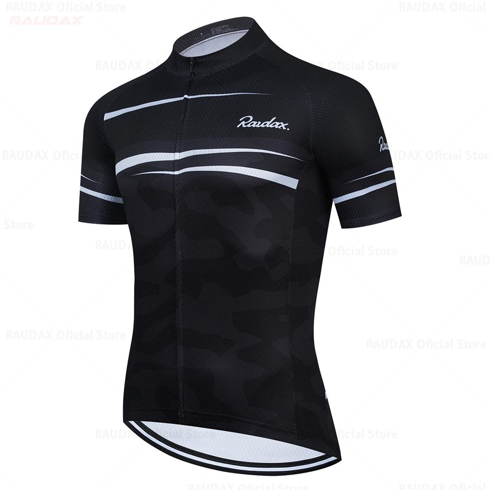 Raudax Cycling Jersey Men's Summer Short Sleeve Bike Shirts MTB Cycling Clothing Ropa Maillot Ciclismo Racing Bicycle Clothes