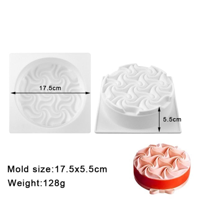 27 Style Silicone Cake Molds Pastry Bakeware Set Non-Stick Mousse Mould Party Dessert Baking Tools Decorating Pan Kitchen Tools Silicone Cupcake Bakin
