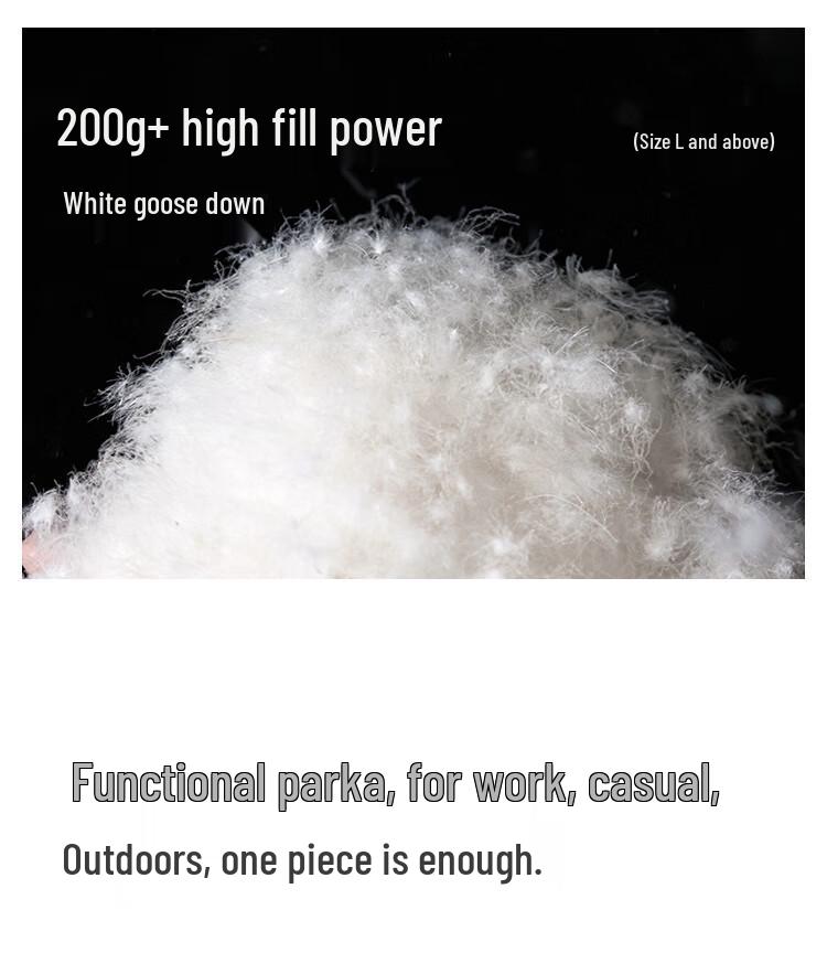 INMAN Women's Long Goose Down Hooded Winter Coat