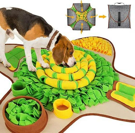 Pet Sniffing Mat: Indoor Dog & Cat Foraging Toy, Decompression Puzzle & Slow Feeder