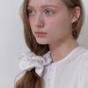 Petit Lace Scrunch - White