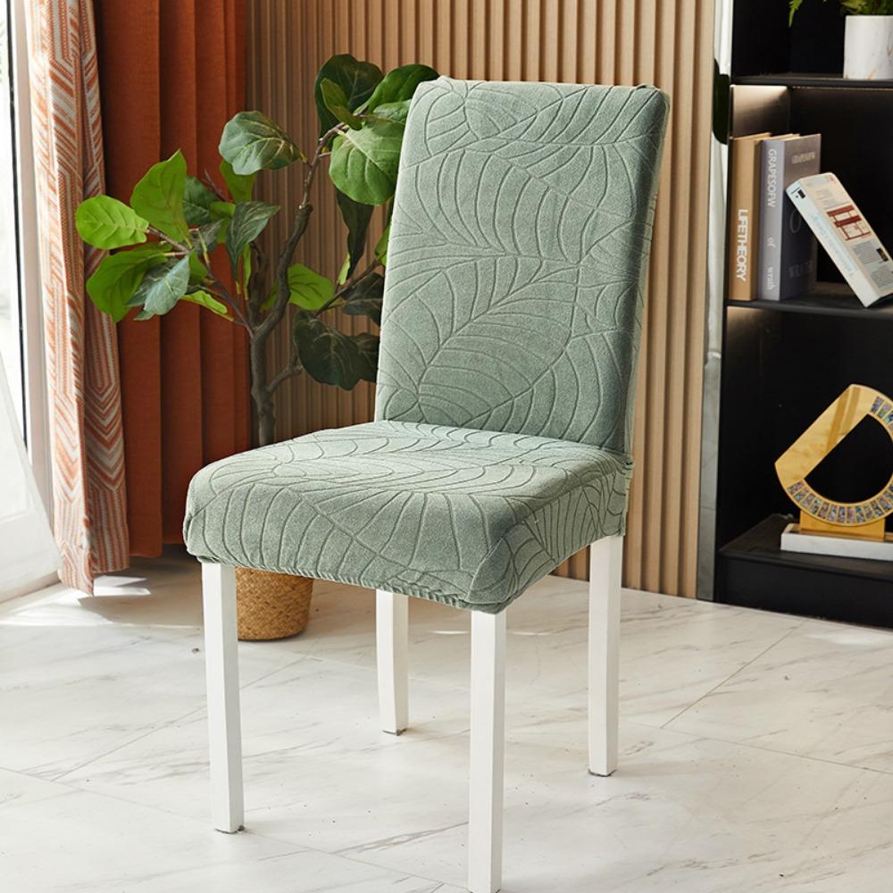 Thick Embossed Chair Cover Full Elastic Stretch for Hotel Restaurant All Seasons Use Chair Cover
