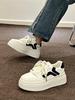 Thick-soled heightening little white shoes women's autumn 2025 new muffin student board shoes ins trendy versatile sports and leisure shoes