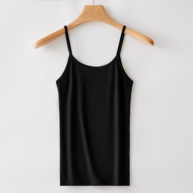 Übergröße Damen Racerback Spaghetti-Träger Tanktop - Anti-Expositions Ärmellose Unterwäsche