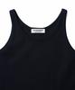 TTUDEMENT 50S Embroidered Sleeveless T-Shirt_Black