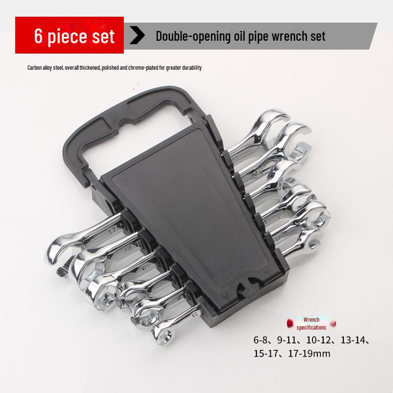 Hexagonal Double-Head Open End Oil Pipe Wrench