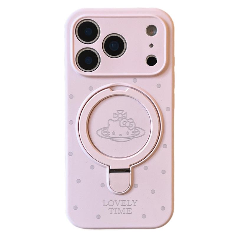 

Hello Kitty Korean-Style Planet Phone Case for iPhone 13/14/15/16 Pro Max (Female) 15 розовый