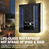 New Solar Wall Light, Smart Human Body Sensing LED Lamp, Waterproof Outdoor Courtyard Garden Decoration Lighting