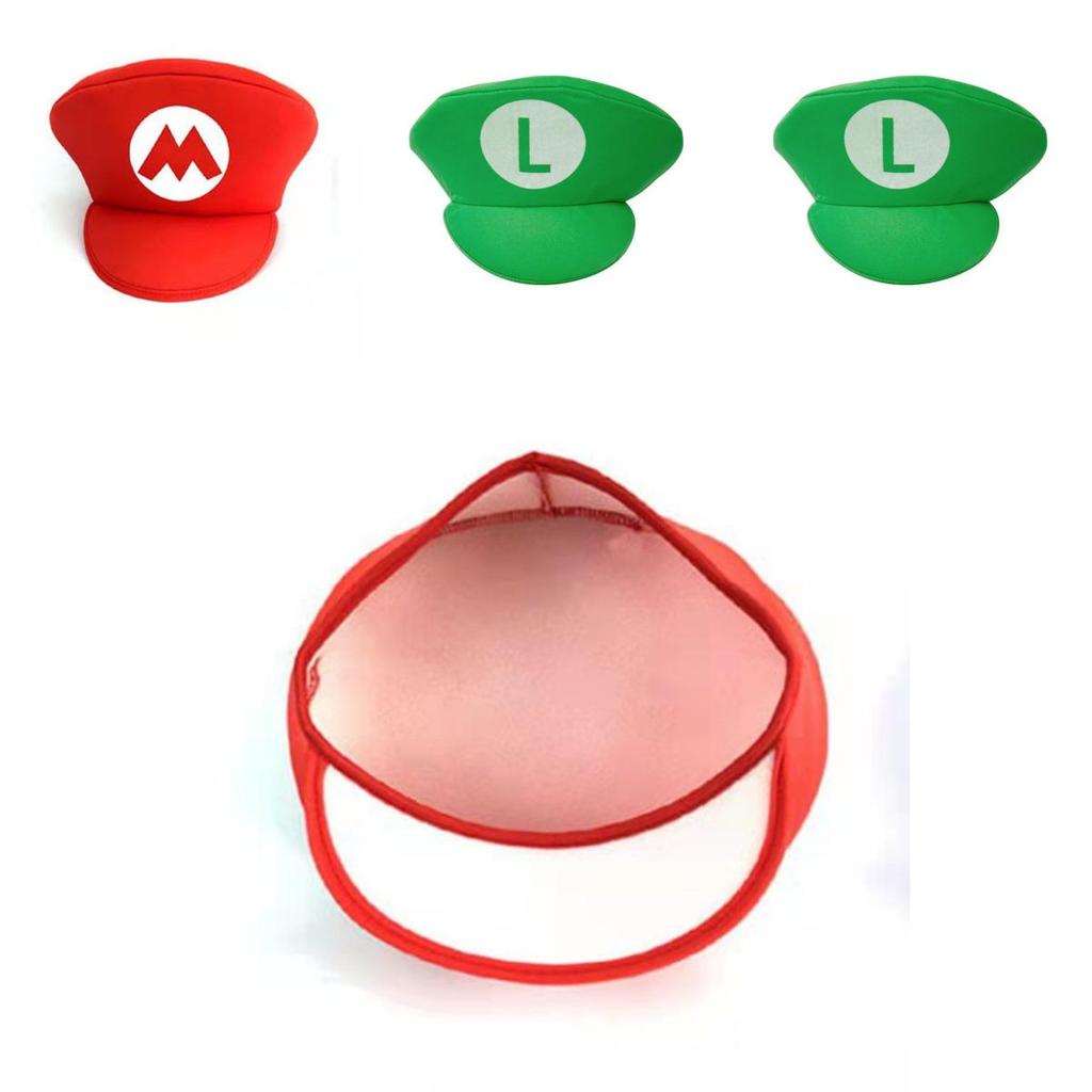 Унісекс Капелюх Косплею Супер Маріо Луїджі Брос Для Дорослих І Дітей Реквізит Для Костюма На Хелловін