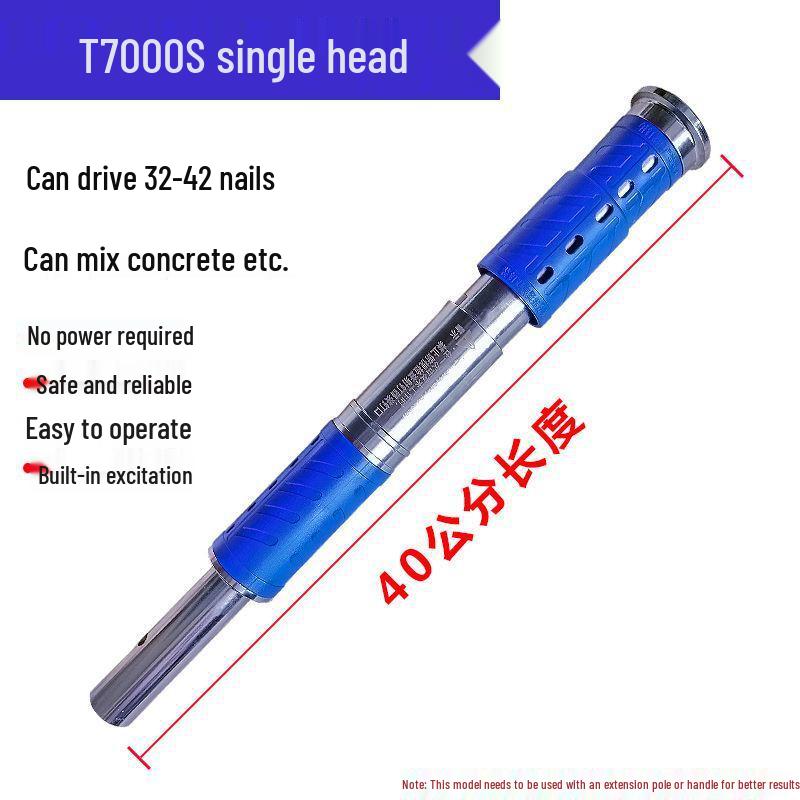 Multi-Function Silent Nail Gun for Woodworking and Cement with Adjustable Settings
