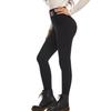 Women's Fleece-lined Cotton Yoga Pants - Warm, Thick, Autumn/Winter Wear