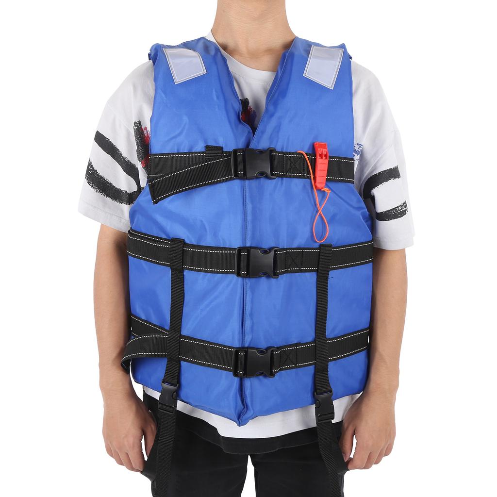 Life Vest for Adult Oxford Fabric Polyethylene Foam Life Vest for Fishing Boating