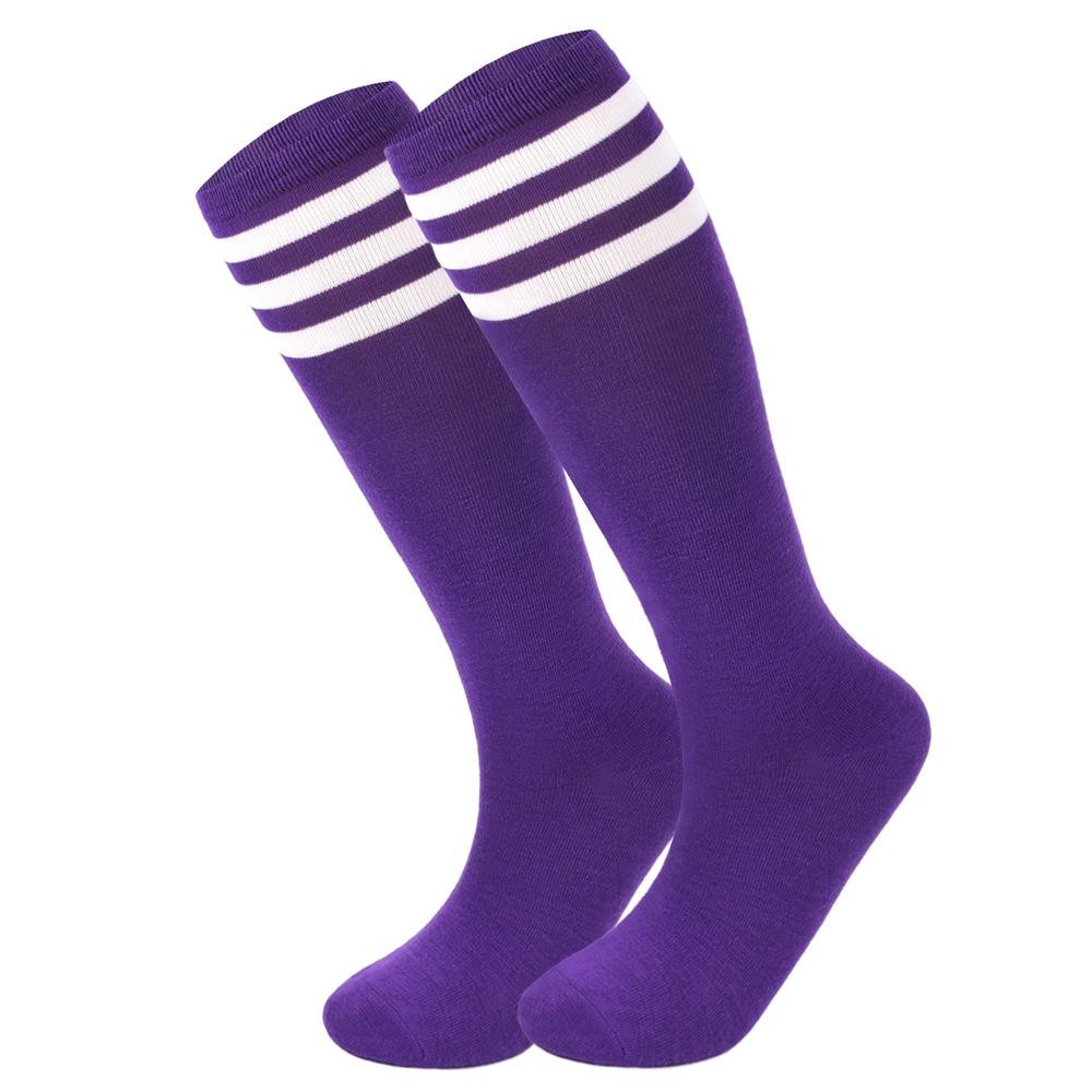 Dreistreifige Wadenstrümpfe Tanzsocken Cheerleading-Performance Fußballsocken Golfsocken Und Kniestrümpfe Mittellange Socken