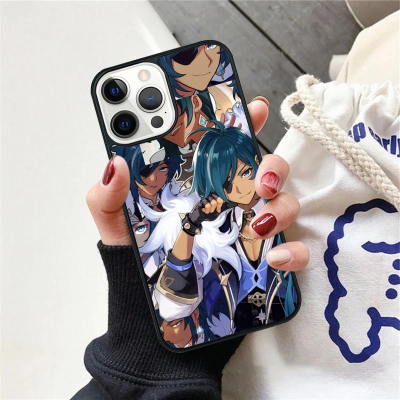 Genshin Impact Kaeya Phone Case For iPhone 17 Air 15 16 Cover 11 13 14 Pro Max 12 Plus Max Fundas