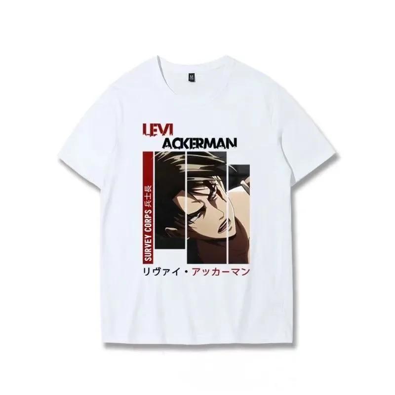 Japanese Anime T Shirt Scouting Legion Clothes Shingeki No Kyojin Tee Shirt Attack On Titan Giant Short-sleeve T-shir Men Women