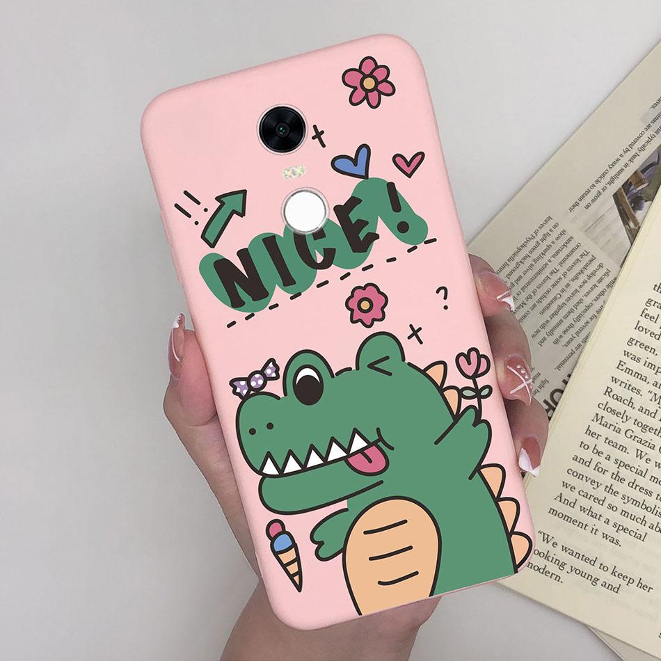 Cute Cartoon Case For Xiaomi Redmi 5 Plus Case Soft Painted Matte Silicone Back Cover For Redmi5 Plus Redmi 5+ Phone Cases Funda