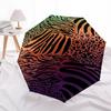 1pc Zebra Print Animal Automatic Open/close Umbrella, 8-Rib sturdy structure, Auto Folding/Opening, Portable Travel Umbrella for Women,265