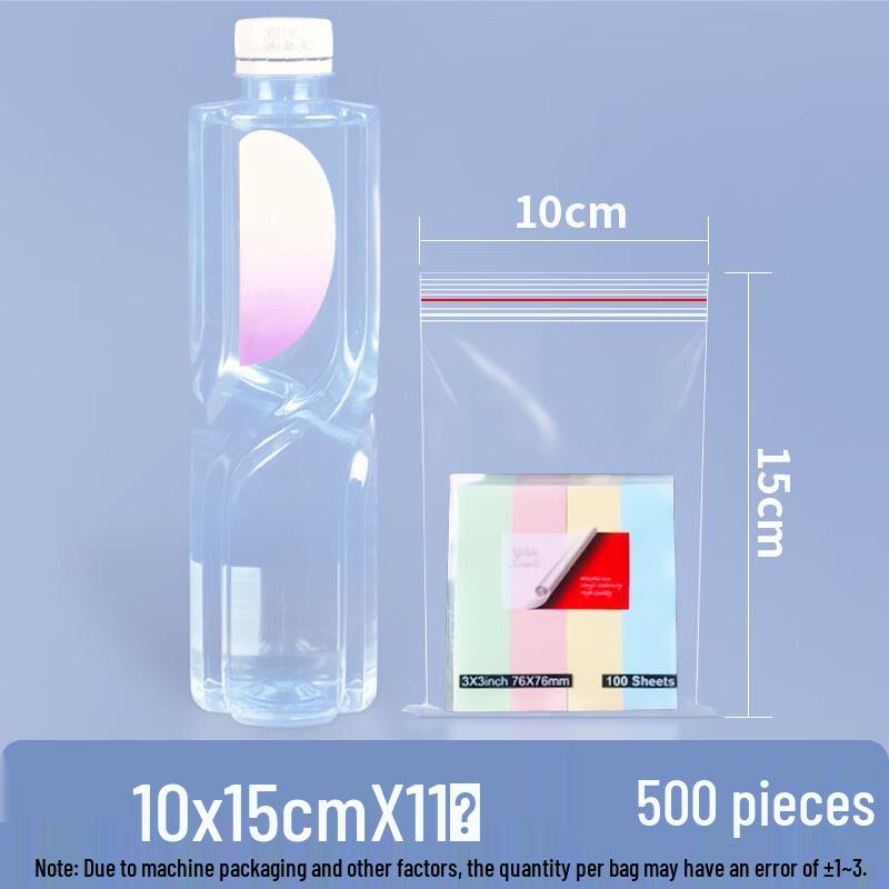 Thick Transparent Self-Sealing Food Storage Bags