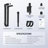 NEEWER Slim Microphone Arm Desk Mount with Damping, 360° Rotation, Articulating Boom Arm with Height Adjustable Pole and Cable Management Channel