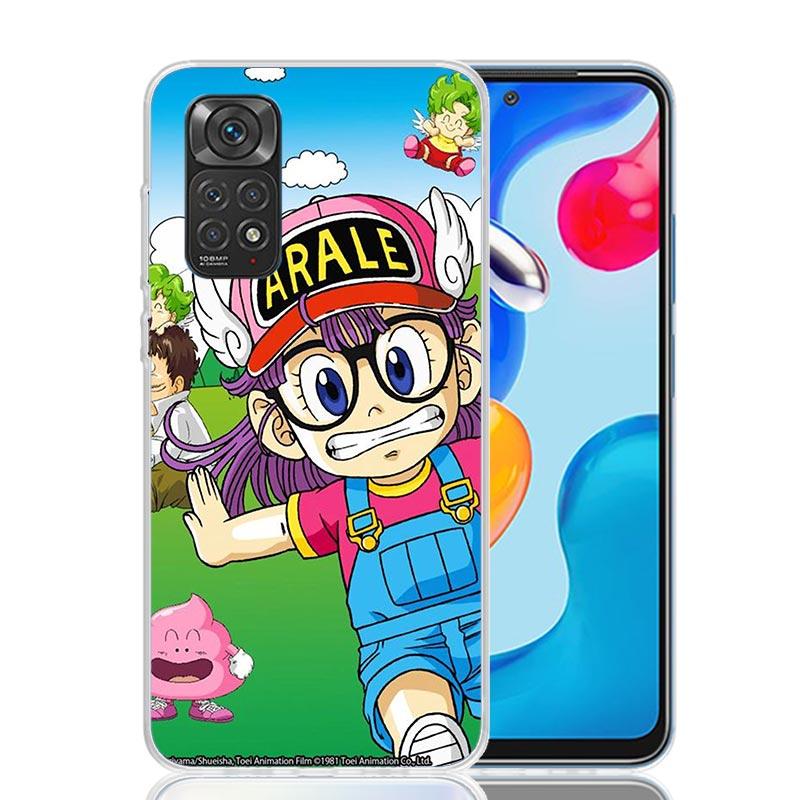 Dr Slump Arale Anime Phone Case For Xiaomi Redmi Note 15 14 13 12S 12 Pro Plus 11S 11E 11 11T 10S 10 Art Soft Pattern Cover Redm