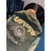 Men's Autumn Suede Baseball Jacket - Trendy College Style, Loose Fit, Outdoor Casual