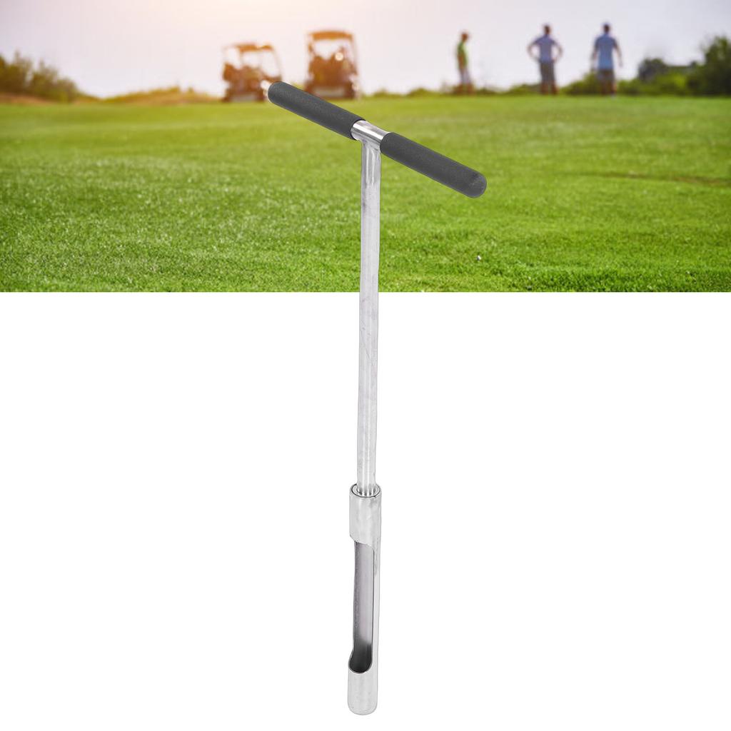 Stainless Steel Soil Probe T Handle Soil Sampler Probe Rod for Plant Care Garden Lawn Farm
