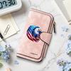Patriotic Eagle Print Long Wallet Fashion Portable Card Holder