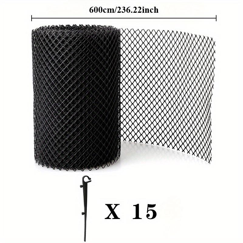 

Plastic Mesh Gutter Prevents Leaves Debris Blockage for Downspout Drainage Pipe Protection Durable Water Flow Easy Installation