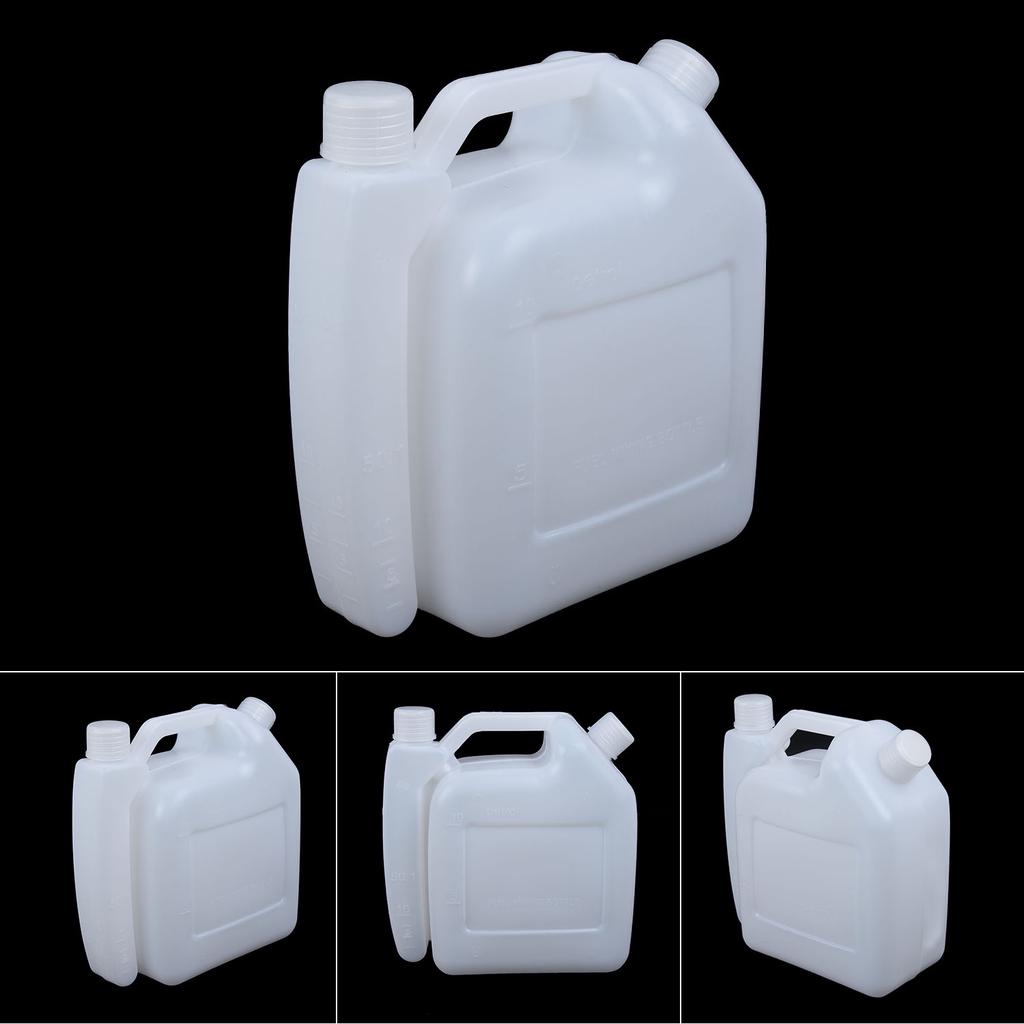 Plastic Mixing Bottle Lawn Mower Tank Fuel Petrol Oil Portable 1L 25:1 50:1