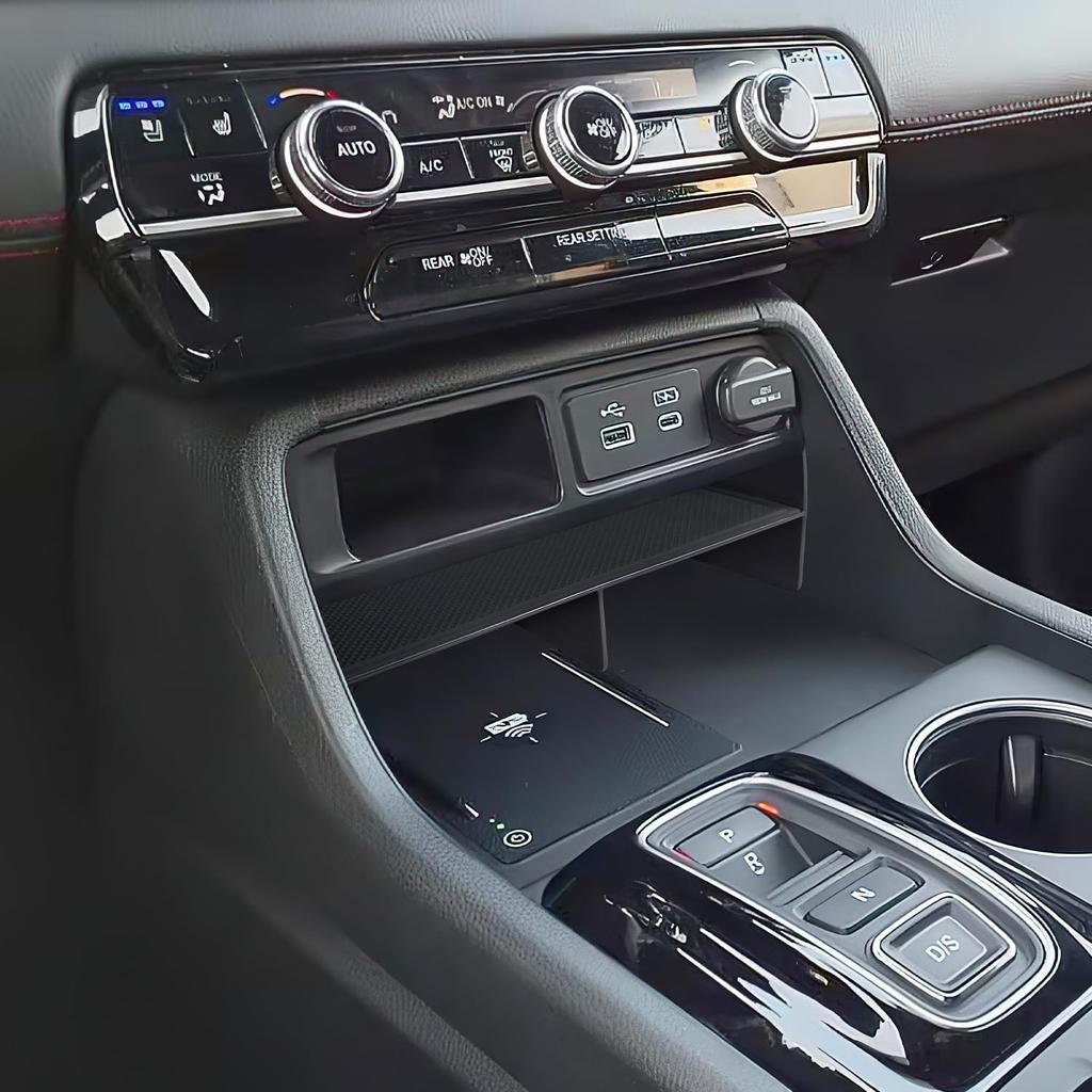 Upgraded Center Console Organizer For  2024 2025 Honda Pilot/2026 Honda Passport Accessories ABS Plastic Material Ert Divider Storage Box Car