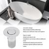 2pcs Stainless Steel Bathtub Plug Bathtub Stopper Bathroom Drain Plug with Rubber Gasket for 34?40mm Sewers