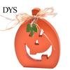 Seasonal Festive Room Ornaments Halloween Indoor Wooden Pumpkin Table Sign, Spooky Tabletop Block Rustic Autumn Centerpiece Tiered Tray for